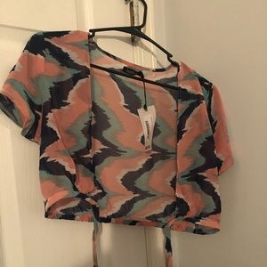 Two piece!!! Swim wear coverup.